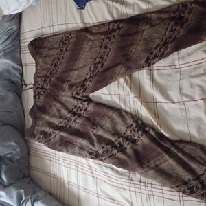 Plus size sheer pants set